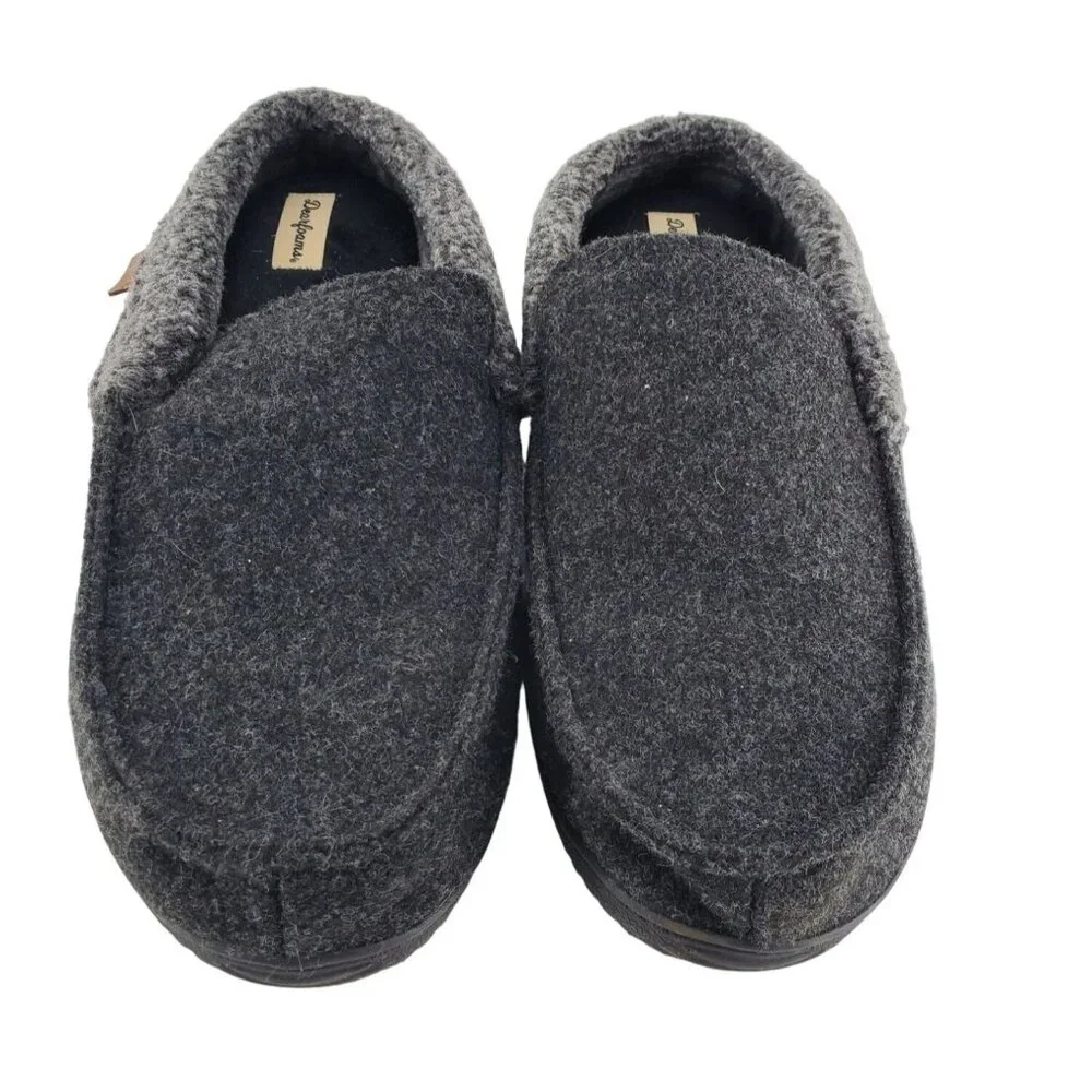 Dearfoams Loafer Slippers Men's 11/12 Indoor Outdoor Leisure House Winter Shoes_7